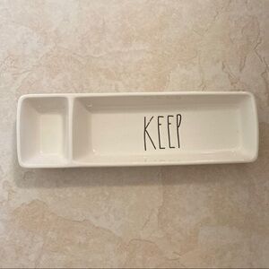 Rae Dunn White Ceramic Tray